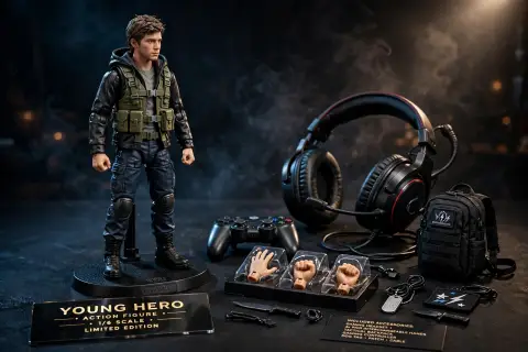 Toy Action Figure Box Prompt