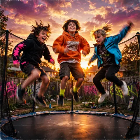 Trampoline Dusk