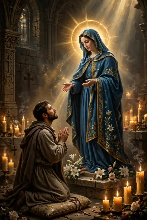 Virgin Mary Man Art