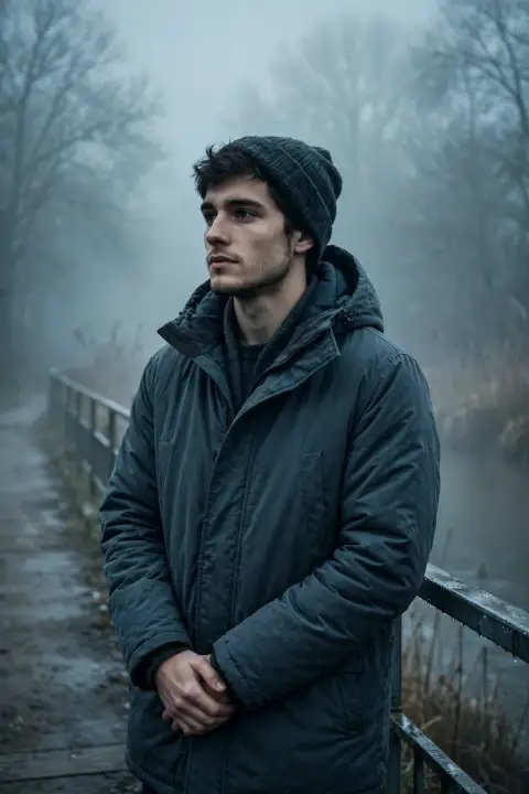 Winter Fog Portrait