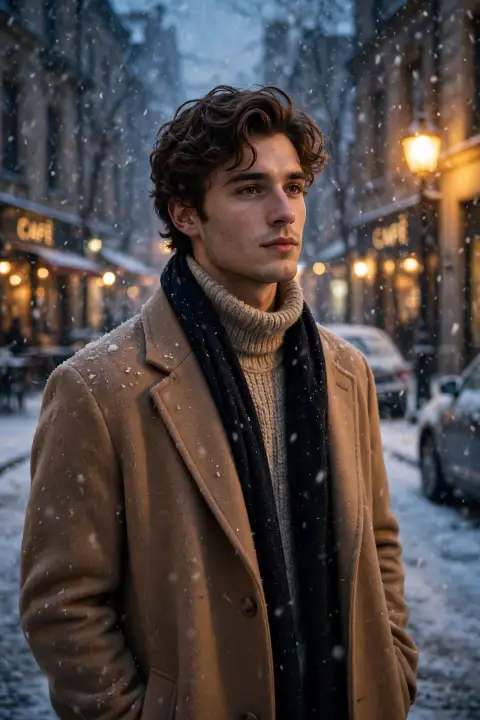 Winter Layered Outfit Photo Prompt
