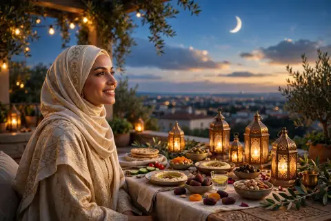 Woman Ramadan Kareem