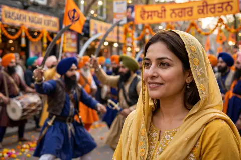 Woman Vaisakhi Nagar